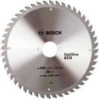 Диск пильный Bosch твердосплавный 200х32х 48 Optiline ECO (792)