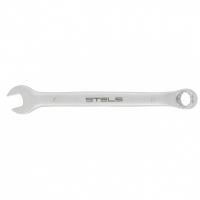 Ключ комбинированный, 9 мм, CrV, матовый хром Stels