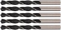 Сверла по металлу HSS черненые 10,0x133 мм (5 шт.)