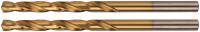 Сверла HSS по металлу, титановое покрытие, в блистере 5,0 мм (2 шт.)