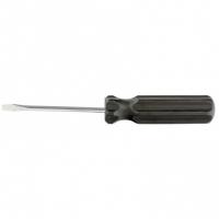 Отвертка SL4 х 75 мм, углеродистая сталь, черная пластиковая рукоятка Sparta
