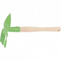 Мотыжка комбинированная, 60 х 380 мм, стальная, деревянная рукоятка, Агроном, Россия, Сибртех