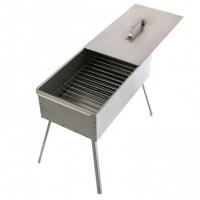 Коптильня двухъярусная 500 x 270 x 175 мм, 0.8 мм, с поддоном, на ножках, Россия Camping Palisad