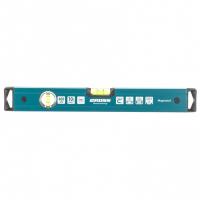 Уровень алюминиевый, 400 мм, магнит, 2 глазка, Magnetisch Gross