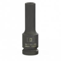 Головка ударная удлиненная шестигранная, 9 мм, 1/2, CrMo Stels