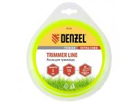 Леска для триммера двухкомпонентная, квадратная 3 мм x 15 м Extra cord Denzel