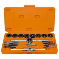 Набор метчиков и плашек М3-М12, плашко-метчикодержатель, 20 предметов, пластиковый бокс Sparta