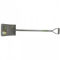 Лопата совковая, 245 х 295 х 1150 мм, цельнометаллическая, Сибртех