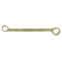 Ключ накидной, 24 х 27 мм, желтый цинк Сибртех