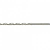 Сверло по металлу, 6 х 139 мм, полированное, удл, HSS, 10 шт, цилиндрический хвостовик Matrix