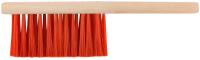 Щетка-сметка, искусств. щетина, деревянная ручка, 3-х рядная, 280 мм