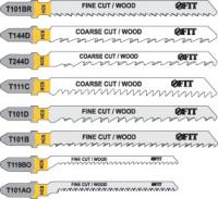 Набор полотен для электролобзика 10 шт.(T101D; T111Cx2; T101B; T119BO; T144Dx2; T244D; T101AO; T101BR)
