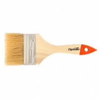 Кисть плоская Slimline 3" (75 мм), натуральная щетина, деревянная ручка Sparta