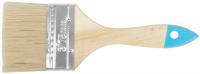 Кисть флейцевая "Эконом", натур. светлая щетина, деревянная ручка  3" (75 мм)