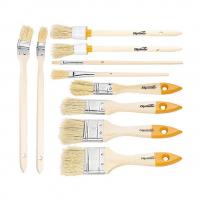 Набор кистей, 10 шт, плоские 3/4"-2"; круглые №2, 4; радиаторные 1", 1.5"; для масляной краски №2, 6 Sparta