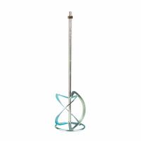 Насадка для миксера, для тяжелых растворов, 160 х 590 мм, оцинкованная, хвостовик резьба М14 Сибртех