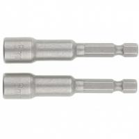 Биты с торцевыми головками 8 мм, 65 мм, 2 шт. Matrix