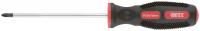 Отвертка "Универсал", CrV сталь, прорезиненная ручка, Профи  3х75 мм РZ0