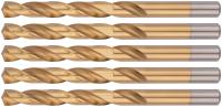 Сверла HSS по металлу, титановое покрытие 10,0 мм ( 5 шт.)
