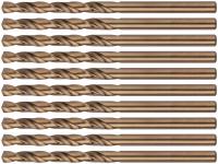 Сверла по металлу HSS с добавкой кобальта 5% Профи 4,2 мм (10 шт.)