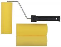 Валик поролоновый желтый 150 мм + 2 сменных ролика