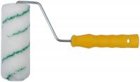 Валик полиакриловый, белый с зеленой полоской, диам. 40/74 мм; ворс 16,8 мм, 180 мм