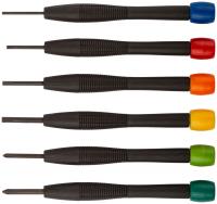 Отвертки для точных работ  6 шт. ( PH00, PH0, PH1, SL1.4, 1.8, 2, 4 мм )