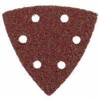 Треугольник абразивный на ворсовой подложке под "липучку", перфорированный, P 400, 93 мм, 5 шт Matrix