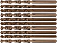 Сверла по металлу HSS с добавкой кобальта 5% Профи 5,5 мм (10 шт.)