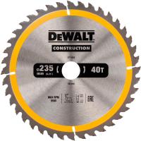 Диск пильный DeWalt твердосплавный 235х30х40 CONSTRUCTION DT1955