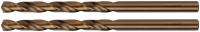 Сверла по металлу HSS с добавкой кобальта 5% Профи в блистере  5,0 мм ( 2 шт.)