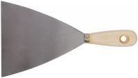 Шпатель с деревянной ручкой 125 мм