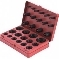 Набор резиновых уплотнительных прокладок, D 7-53 мм, 406 предмета Сибртех 47597