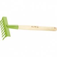 Грабли витые 8 - зубые, 160 х 390 мм, стальные, деревянная рукоятка, Агроном, Россия, Сибртех