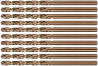 Сверла по металлу HSS с добавкой кобальта 5% Профи 3,2 мм (10 шт.)