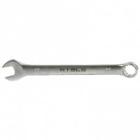 Ключ комбинированный, 11 мм, CrV, матовый хром Stels