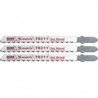 Полотна для электролобзика по дереву, 3 шт, T101BF, 75 x 2.5 мм, Bimetal Matrix Professional
