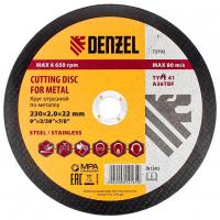 Круг отрезной по металлу, 230 х 2 х 22.2 мм Denzel