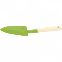 Совок посадочный узкий, 65 х 345 мм, стальной, деревянная рукоятка, Агроном, Россия, Сибртех