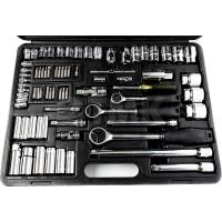 Набор головок торцевых Stanley 1/4" + 3/8" + 1/2" (75 предметов) 1-87-193