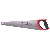 Ножовка по дереву, 500 мм, волновая вырубка, 5-6 TPI, каленый зуб 2D, двухкомпонентная рукоятка Matrix Master
