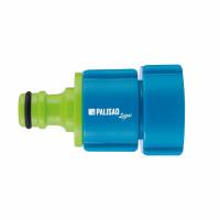 Адаптер пластмассовый, 1/2-3/4-1, внутренняя резьба, Luxe Palisad