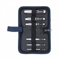 Набор пробойников для кожи 3; 4; 6; 8; 10; 12.5 мм, 6 шт, чехол Сибртех