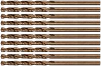 Сверла по металлу HSS с добавкой кобальта 5% Профи 3,3 мм (10 шт.)