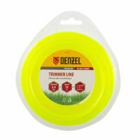 Леска для триммера, квадрат 2.4 мм х 15 м, блистер Flex cord Denzel 96116