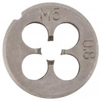 Плашка метрическая, легированная сталь  М5х0.8 мм