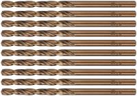 Сверла по металлу HSS с добавкой кобальта 5% Профи 3,5 мм (10 шт.)