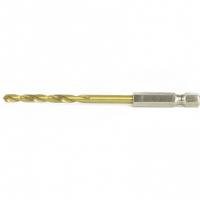 Сверло по металлу, 4.2 мм, HSS, нитридтитановое покрытие, шестигранный хвостовик Matrix