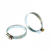 Хомуты металлические, червячные 51-70 мм, ширина 12 мм, английский тип, W1, 2 шт Сибртех