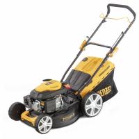 Газонокосилка бензиновая GLD-460, 146 куб.см, ширина 46 см, ручная, 7 уровней, травосборник 50 л Denzel
